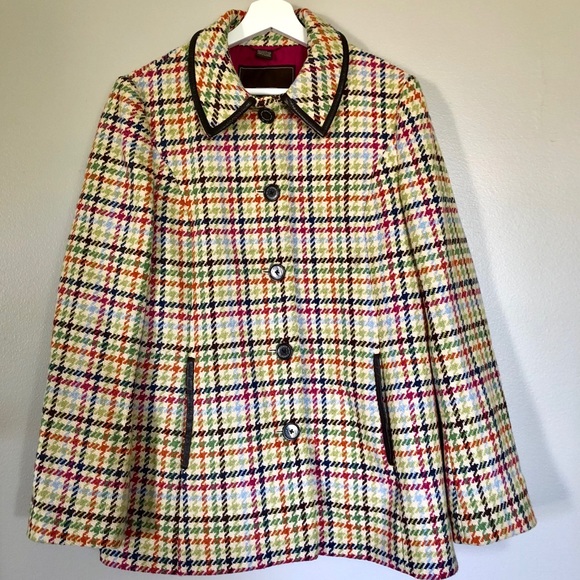 Coach Jackets & Blazers - Coach Plaid Wool Coat - Size Medium